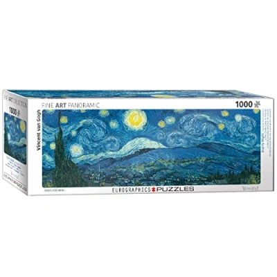 Image of Eurographics 6010 5309 Starry Night Panorama Puzzle, Various, 32 x 96 cm