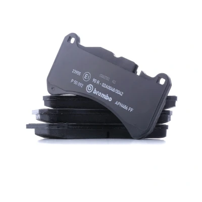 Image of 0044205020, 0054203920, 005420392041, A0044205020, A0054203920 Brake pad set BREMBO P 50 092 prepared for wear indicator without accessories
