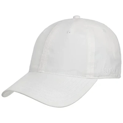 Image of Stetson Ducor Sun Guard Full Men&#039;s Cap Baseball Made of (Sustainable) Organic Cotton Spring/Summer 40+ UV Protection Stonewashed Look Outdoor White XXL (62 63 cm)