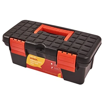 Image of Am Tech 10&quot; Mini Small Plastic Tool Box With Removable Tray