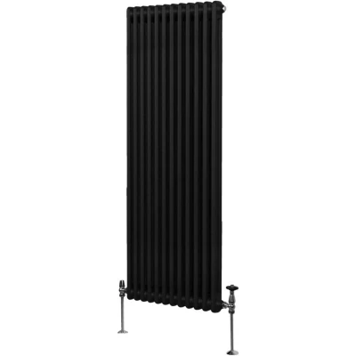 Image of MonsterShop Traditional 2 Column Radiators 1800 x 562mm Black