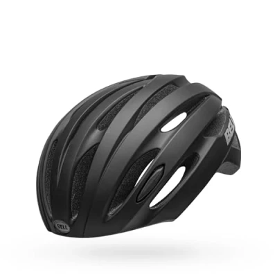 Image of Bell Avenue LED Road Helmet 2022: Matte/Gloss Black Universal S/M 50 57cm