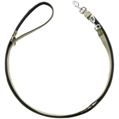 Image of HUNTER Neoprene Nylon Training Lead Rope, 25 x 200 cm, Large, Black/Olive Green