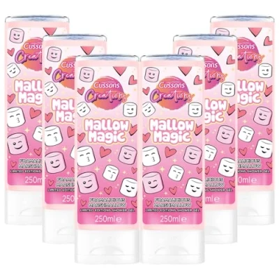 Image of Cussons Creations Mallow Magic Shower Gel Body Wash 6 x 250 ml