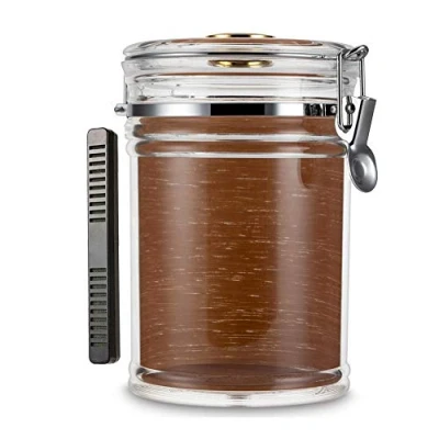 Image of Sits Acrylic Humidor Jar Cigar Case Humidor, Rectangle humidifier Included and Hygrometer, Can Hold 18 Cigars