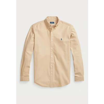 Image of Polo Ralph Lauren Oxford Brushed Cotton Canvas Shirt S