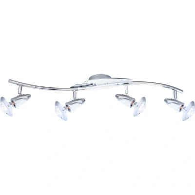 Image of Lord Ceiling Spotlight Bar Chrome 4x E14