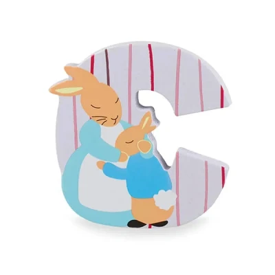 Image of Orange Tree Toys Peter Rabbit Wooden Alphabet Letter C