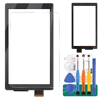 Image of For Nintendo Switch Touch Screen Replacement HAC 001 Digitizer Sensor V1 Panel Glass Repair Parts Kits (HAC Screen)