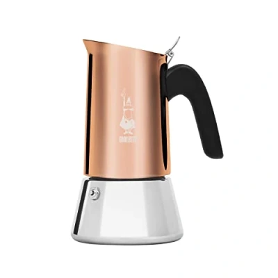 Image of Bialetti Venus Induction &#039;R&#039; Stovetop 4 Cup Coffee Maker Copper