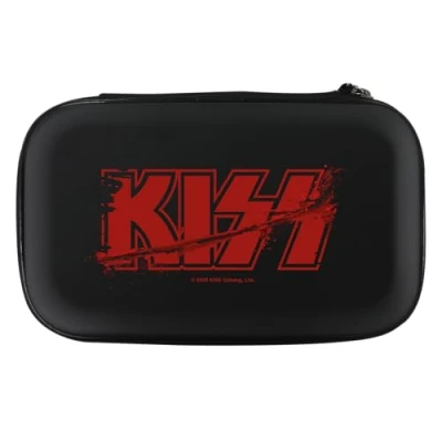 Image of Kiss Officially Licensed Darts Wallet Storage Case Holds 6 (Red Logo)