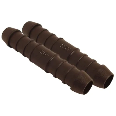 Image of 2x 8mm 5/16&quot; Straight In Line Hose Tube Pipe Connector Joiner Air Fuel Water FREE FIRST CLASS UK POSTAGE!