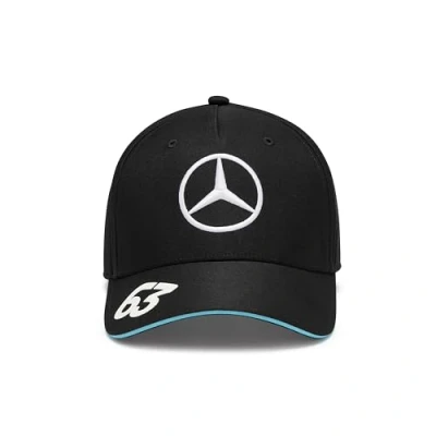 Image of Mercedes AMG Petronas F1 2024 George Russell Driver Cap Black One Size Fits Most