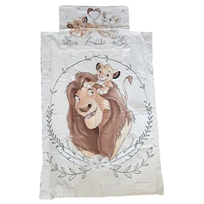 Image of Disney Lion King Bed Linen Set Mufasa and Simba