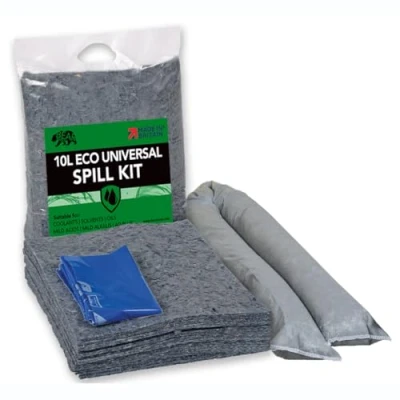 Image of BearTOOLS Eco Spill Control Kit 10L Spills Environmentally Friendly 85% Recycled Natural Fibres Reduce Carbon Footprint Sustainable Absorbent Solution UK Made Oils, Fuels, Adblue Spillages