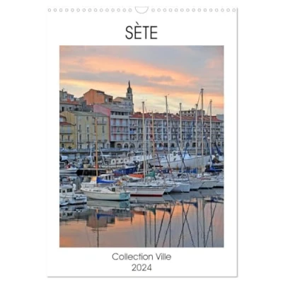 Image of Collection ville SÈTE (Calendrier mural 2024 DIN A3 horizontal), CALVENDO calendrier mensuel: La de Sète en Occitanie