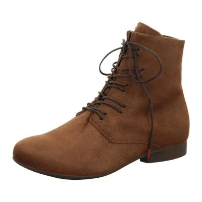 Image of Think! Women&#039;s Guad2 Leather Lined Sustainable Ankle Boot, 3000 Chocolate, 5 UK