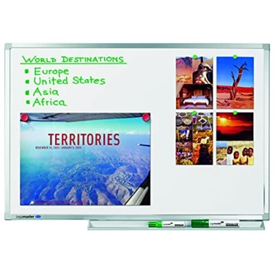 Image of Professional Whiteboard, Installation kit, 100 x 75 CM