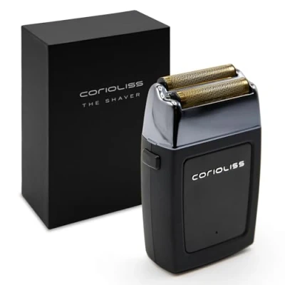 Image of Corioliss The Shaver Electric for Men Precision Beard Titanium Foil Professional USB Cable