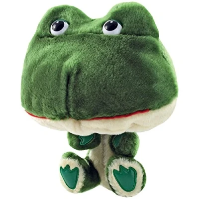 Image of Longridge Club Hugger Golf Head Cover, Green Frog
