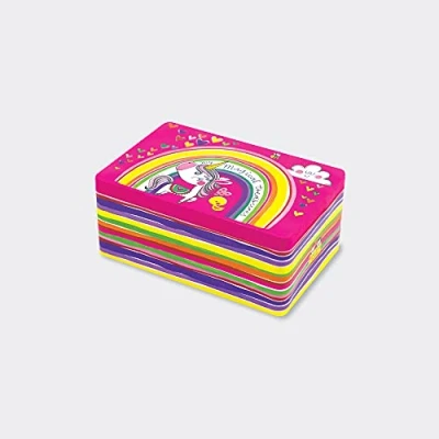 Image of Rachel Ellen SMALL RECTANGULAR TIN MY MAGICAL TREASURES UNICORN
