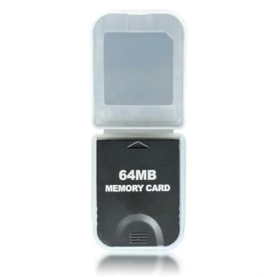 Image of WICAREYO Black 64M Memory Card for Wii NGC Gamecube Console