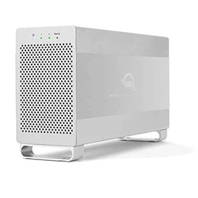 Image of OWC Mercury Elite Pro Dual (0 TB) Bay RAID USB 3.2 (5Gb/s) + eSATA External Storage Enclosure for 3.5 inch SATA Drives