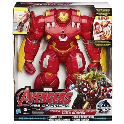 Image of Hasbro B0441EU4 Avengers Age of Ultron Titan Hero Tech Interactive Hulk Buster