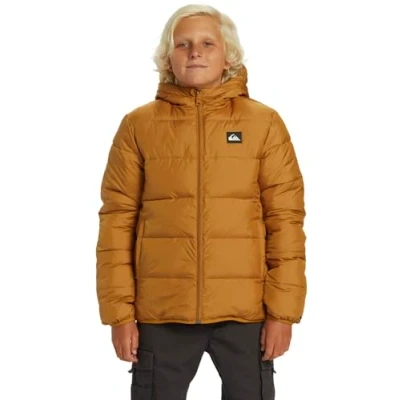 Image of Quiksilver Jacket Scaly Reversible Youth Brown 12