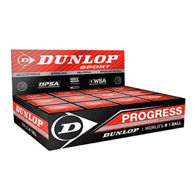 Image of Dunlop Sports Progress Squash Ball, 12 Ball Box