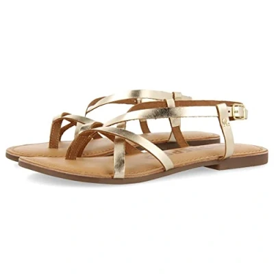 Image of GIOSEPPO Women&#039;s Lelex Sandal, Gold, 7.5 UK