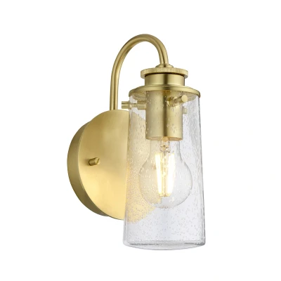 Image of Kichler Braelyn 1 Light Wall Brushed Brass IP44
