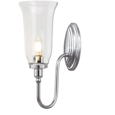 Image of Blake 1 Light Bathroom Wall Polished Chrome IP44, G9