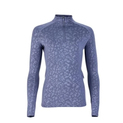 Image of Shires Aubrion Revive Young Rider Winter Base Layer Blue 13 14 Years