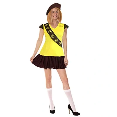 Image of 70s 80s 90s Brownie Girl Guide Fancy Dress Costume Outfit Size S (Women: 8 10)
