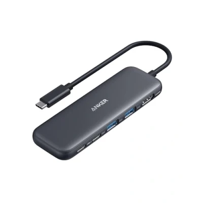 Image of Anker USB C Hub, 332 Hub (5 in 1) with 4K HDMI Display, 5Gbps Data Port and 2 A Ports for MacBook Pro, Air, Dell XPS, Lenovo Thinkpad, HP Laptops More