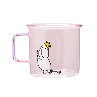 Image of Muurla Moomin Snorkmaiden Mug, Coffee Mug Glass Colour: Pink 350 ml
