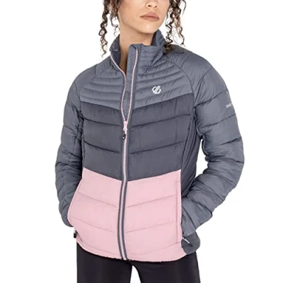 Image of Dare 2b Womens Preact Jacket Powder Pink/Ebony S
