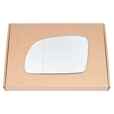 Image of Less4spares Wing Mirror Glass Left Compatible with VW New Beetle 1998 2003 STICK ON Passenger Near Side Blind Spot