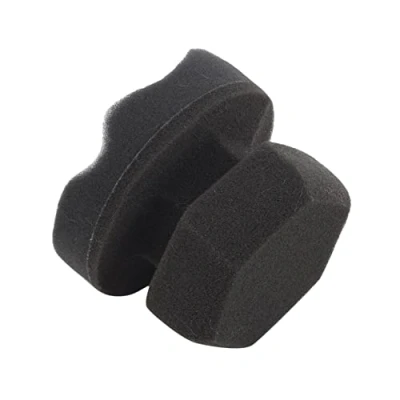 Image of LIUGOU Tire Shine Applicator Pad, Durable and Reusable Hex Grip Dressing Pad for Applying