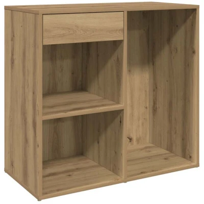Image of vidaXL Cosmetic Cabinet Artisan Oak 80x40x75 cm Engineered Wood