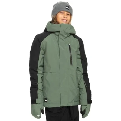 Image of Quiksilver Mission Block Technical Snow Jacket for Boys 4 16
