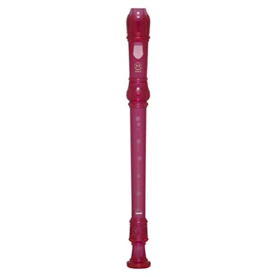 Image of YAMAHA YRS 20BP Recorder Soprano Recorder, Baroque fingering, Translucent Pink, Standard