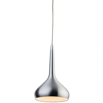 Image of Bar LED 18 Light Ceiling Pendant Aluminium, White Inside
