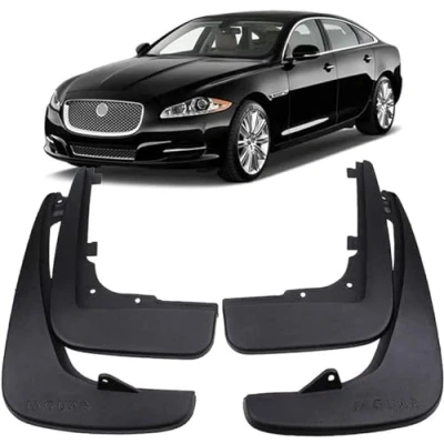 Image of 4 Pcs Car Mud Flaps Splash Guards For Jaguar XJ X351 2010 2020, Front Rear Mudflaps Flap Mudguards Wheel Protection Accessories