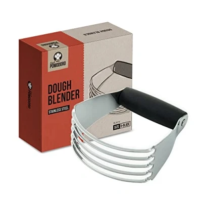 Image of Chef Pomodoro Pastry Blender, Multi Purpose Dough Blender Mixer, Stainless Steel