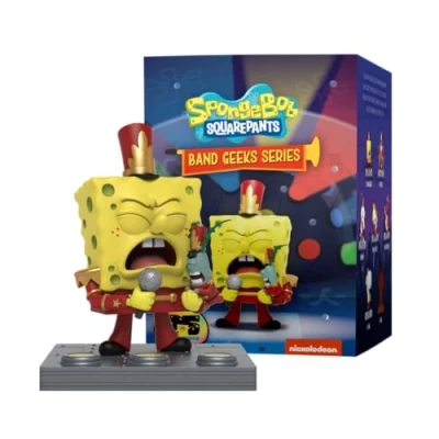 Image of Mighty Jaxx SpongeBob SquarePants Band Geek Series Blind Box Toy Collectible Figurines One Pack Contains Random Figure