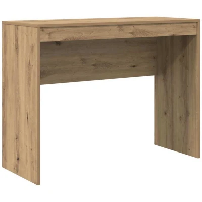 Image of vidaXL Writing Desk Artisan oak Engineered wood 100 x 40 76 cm