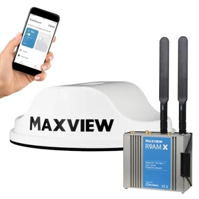 Image of Maxview Roam X MXL051 5G READY ANTENNA WIFI SYSTEM For On The Go Internet White