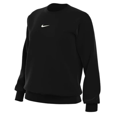 Image of Nike Sportswear Phoenix CREW Sweatshirt, Women&#039;s, Size: Small, Black